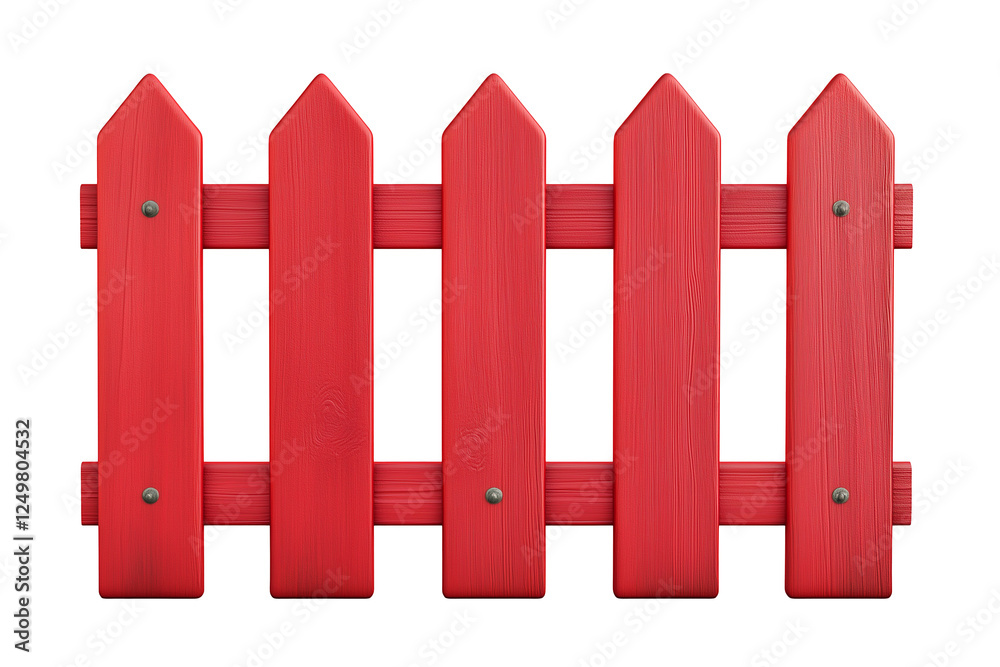 Red wooden fance o a white background
Red wooden fance o a white background