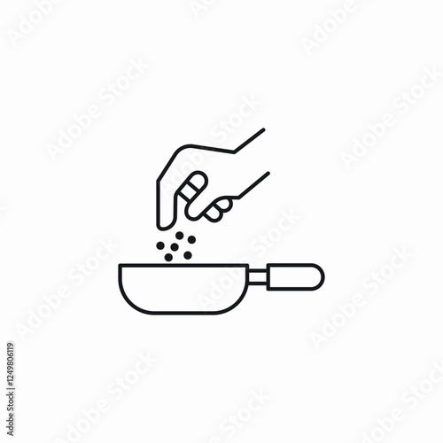 pan spices icon sign vector