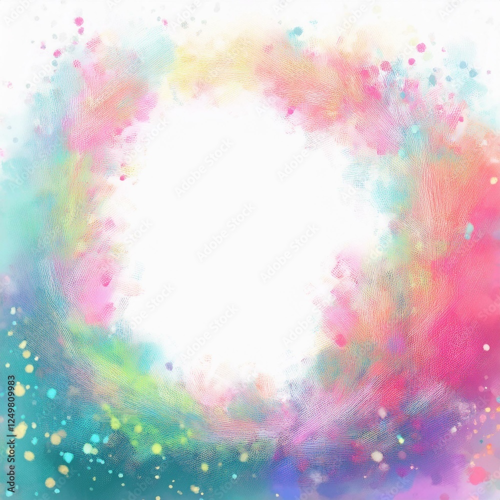 frame border of modern sparkle abstract background design in white background with copy space for text