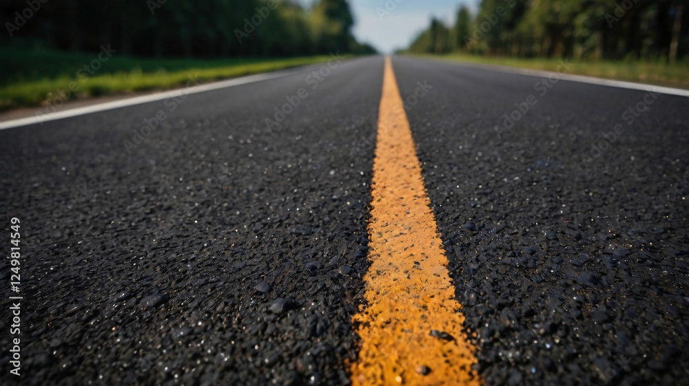 Obraz premium road close up