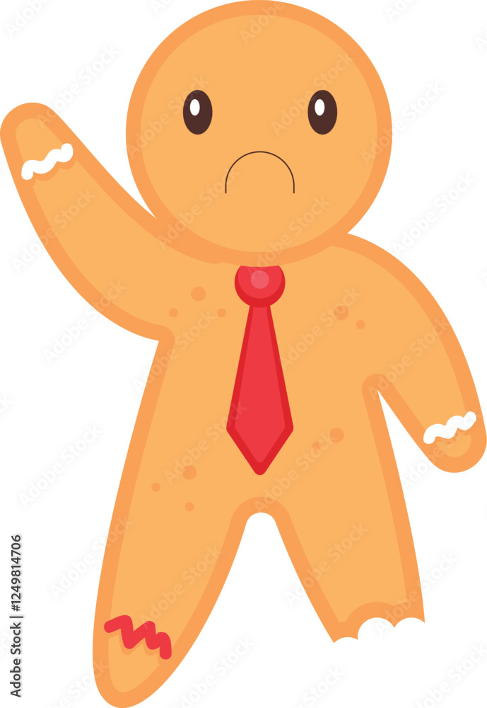 Obraz premium Gingerbread Snowman