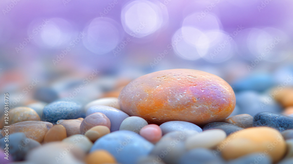 Small pebble resting tranquil water misty reflections dreamy atmosphere soft focus macro photography calming purple hues meditative natural beauty peaceful river lake moody wallpaper purple stream Small pebble resting tranquil water misty reflections dreamy atmosphere soft focus macro photography calming purple hues meditative natural beauty peaceful river lake moody wallpaper purple stream