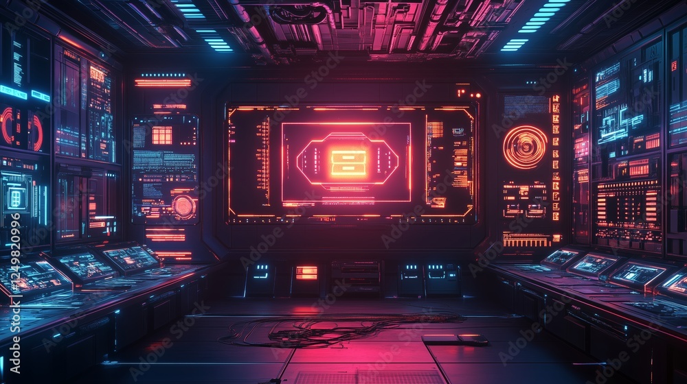 Cyberpunk Control Center Cyberpunk Control Center
