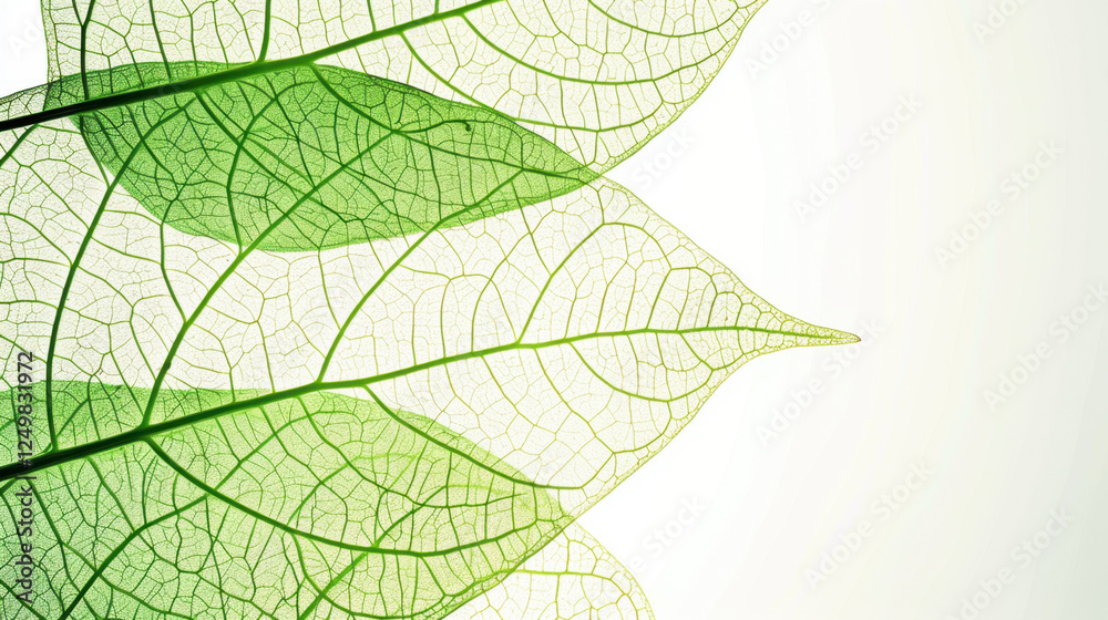 Obraz premium green leaves background