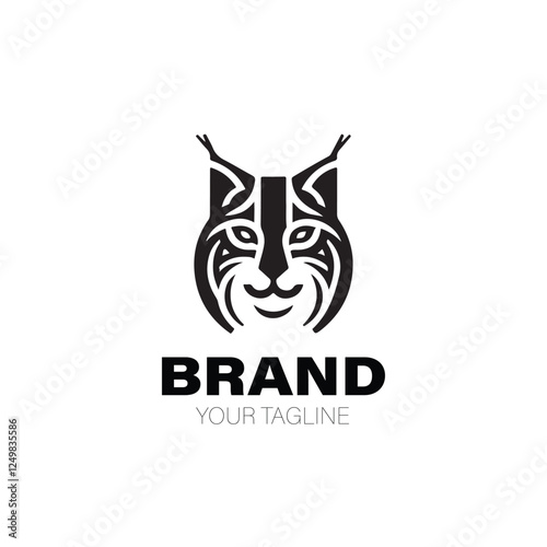 Lynx Logo. Lynx Logo Design. Lynx Logo Brand. Lynx Logo Vector Design Isolated on White Background