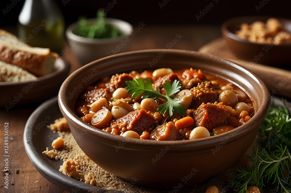 Classic French Cassoulet with Beans, Meat, and a Crispy Topping Classic French Cassoulet with Beans, Meat, and a Crispy Topping