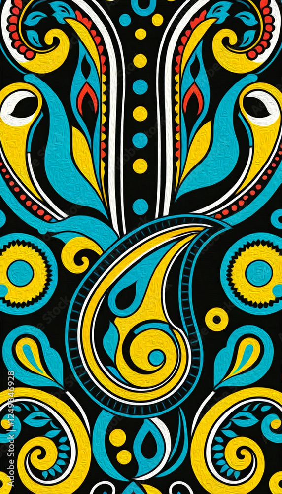 Fototapeta premium Pattern for fabrics, covers, leaflets, business cards, Happy Birthday cards, Wedding Invitations, for use in graphics