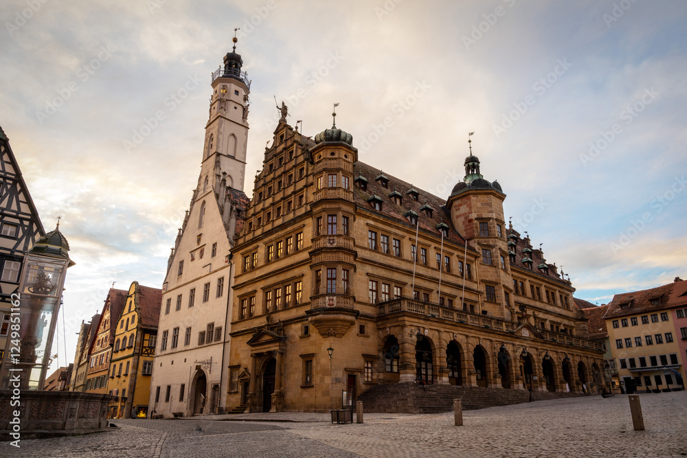 Rothenburg ob der Tauber in Bavaria, Germany