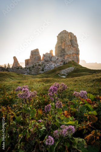 Obraz na płótnie The Dolomites Mountains in Northern Italy w salonie