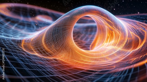 The energy vortex of space-time distortion