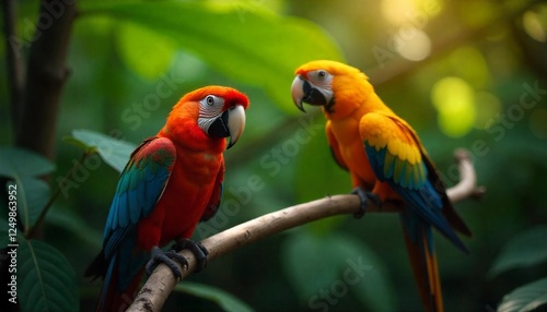 The colorful world of tropical birds