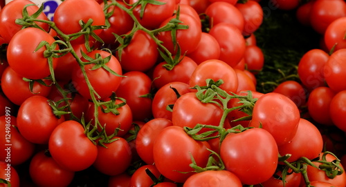 Tomatoes. Tomatoes on the market