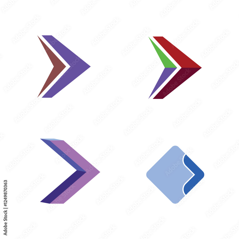 A modern and professional logo design for a business, featuring arrow icon. Arrow logo inspiration, set arrow collection A modern and professional logo design for a business, featuring arrow icon. Arrow logo inspiration, set arrow collection