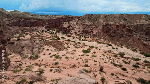 CAFAYATE deser route  arid mountain wind sculpture