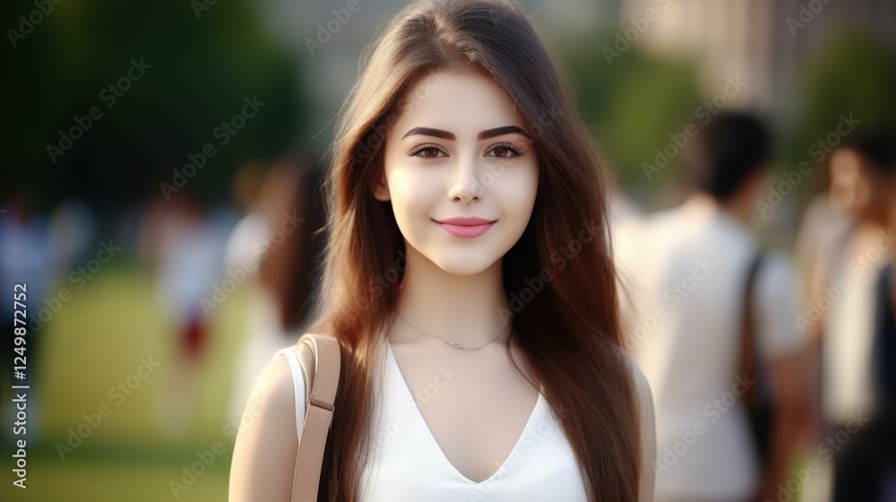 A stylish female pro holds a clipboard, immersed in a vibrant office scene, exuding confidence and energy. A stylish female pro holds a clipboard, immersed in a vibrant office scene, exuding confidence and energy.