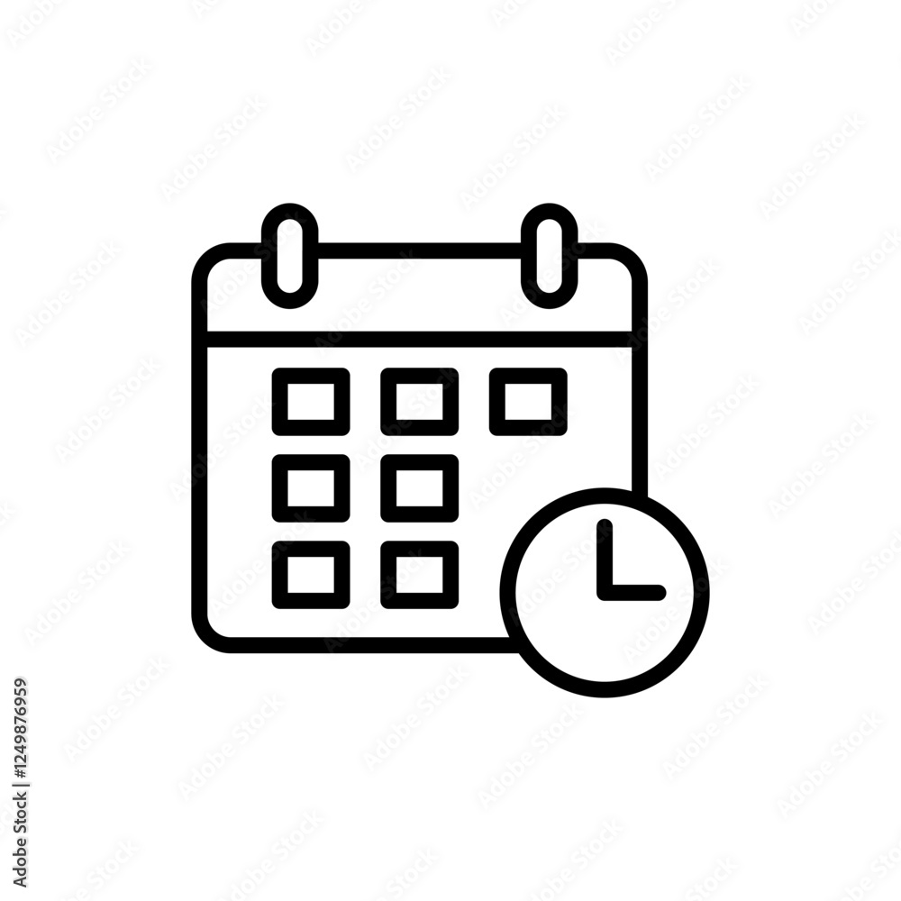 Calendar icon vector. Calender sign and symbol. Schedule icon symbol Calendar icon vector. Calender sign and symbol. Schedule icon symbol