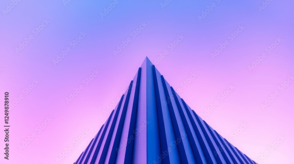 Abstract Purple Building Sunset Minimalist Architecture Design Abstract Purple Building Sunset Minimalist Architecture Design