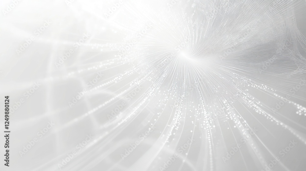 Abstract white light rays converging into a bright center, creating a dynamic and energetic visual effect. Abstract white light rays converging into a bright center, creating a dynamic and energetic visual effect.