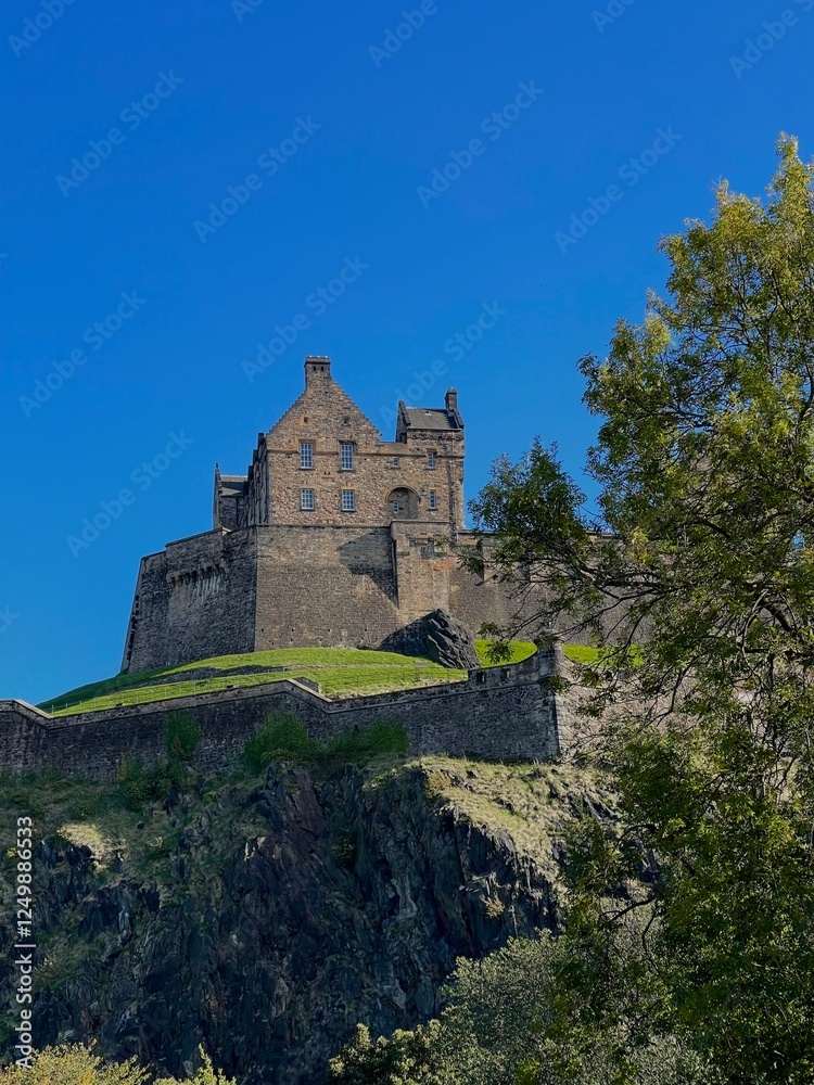 Edinburgh Castle during the summer. Edinburgh Castle during the summer.