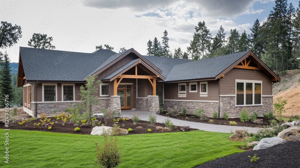 A well-zoned house plan ensuring privacy in bedrooms and shared spaces.