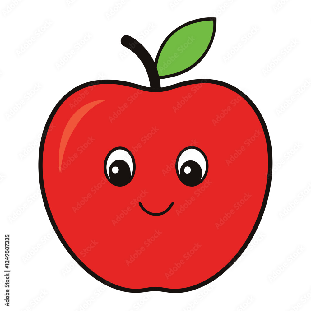 Apple vector art illustration Apple vector art illustration