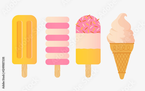 Set ice cream
