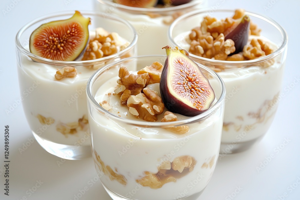 Yogurt Parfaits with Figs and Walnuts Yogurt Parfaits with Figs and Walnuts