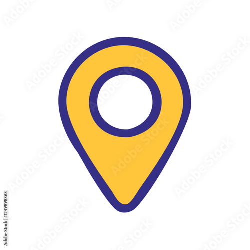 Travel location map marker illustration