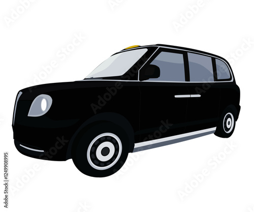 Modern London Taxi electric vehicle 