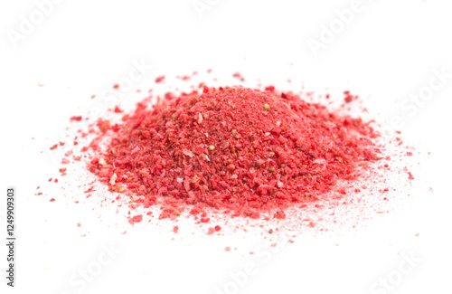 A freeze dried strawberry powder