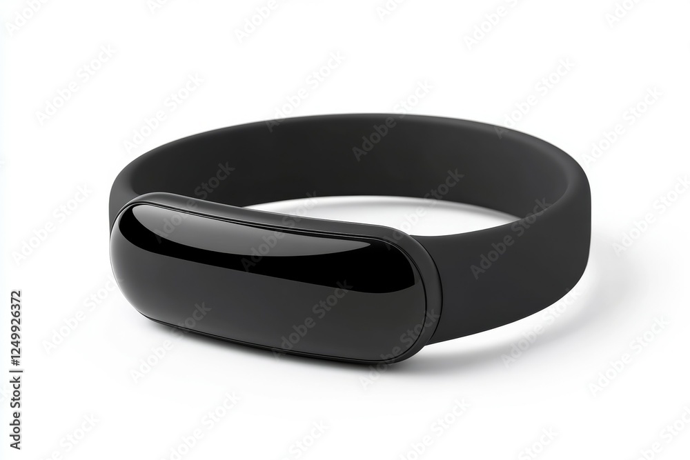 Black banded wrist watch with a black band Black banded wrist watch with a black band