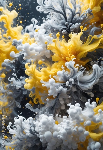 Abstract smoke background with beautiful colors