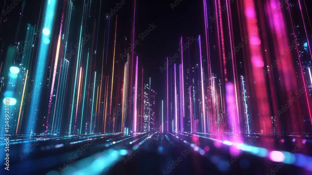 Neon Cityscape: A Futuristic Vision Neon Cityscape: A Futuristic Vision