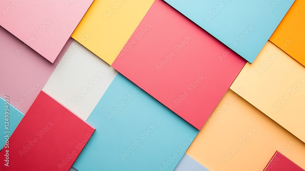 Abstract Colorful Squares Pattern Background Design