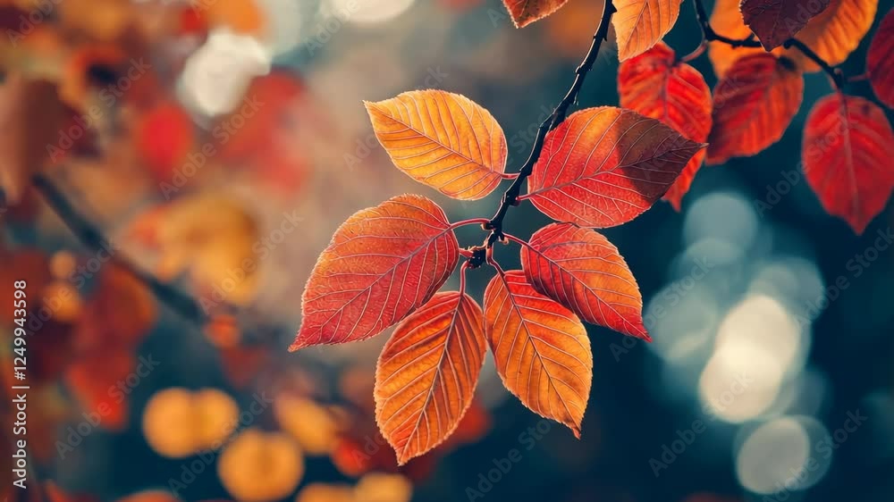 autumn park with vibrant red and orange leaves, serene and detailed, focus on nature and seasonal beauty autumn park with vibrant red and orange leaves, serene and detailed, focus on nature and seasonal beauty
