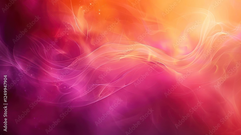 Obraz premium is an abstract depiction of a swirling vortex of colors, reminiscent of a nebula or aurora borealis.