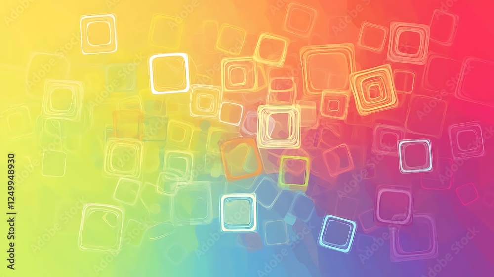 Abstract Colorful Square Pattern Background Design Abstract Colorful Square Pattern Background Design