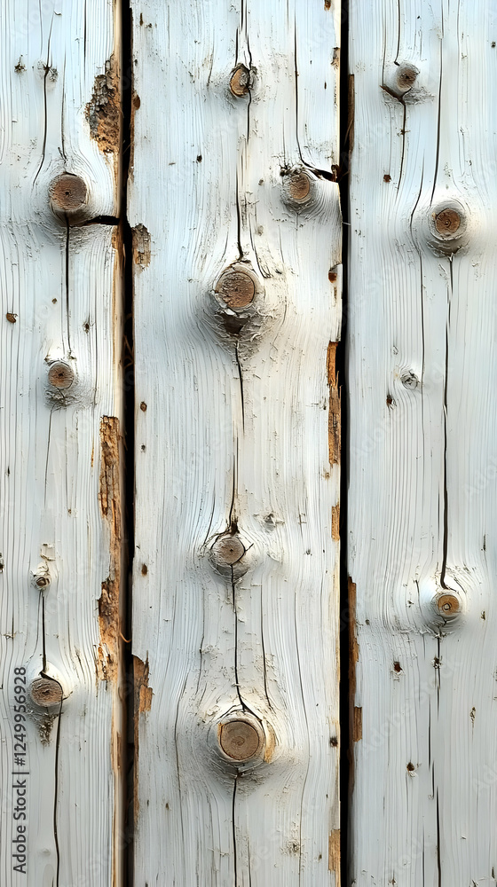 Fototapeta premium Aged Vertical Wooden Wall Paneling