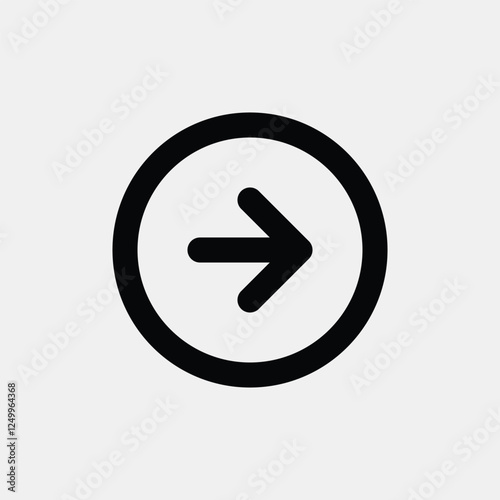 Thin Rightward Arrow Symbol