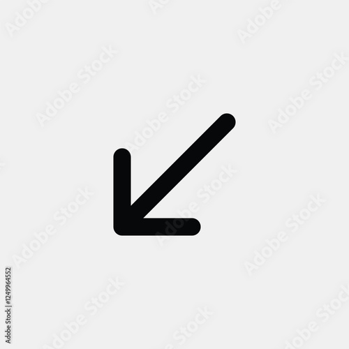 Solid Circle Downward Arrow