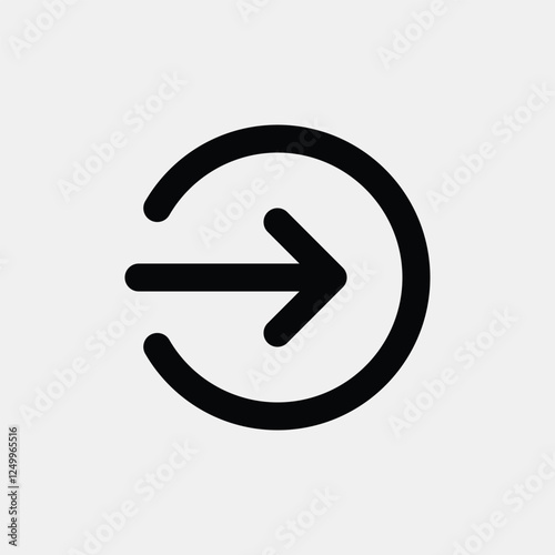 Bold Upward Block Arrow Symbol