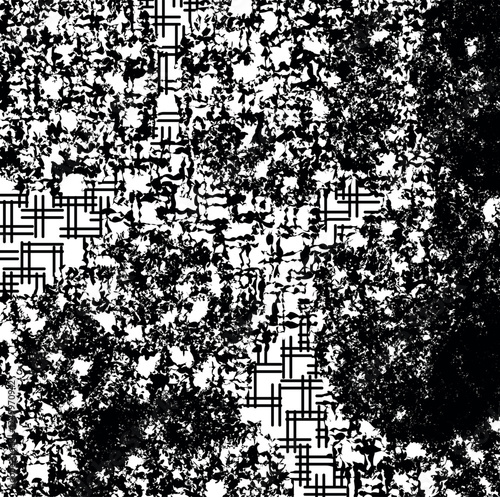 Texture with a large noisy or distorted area.
