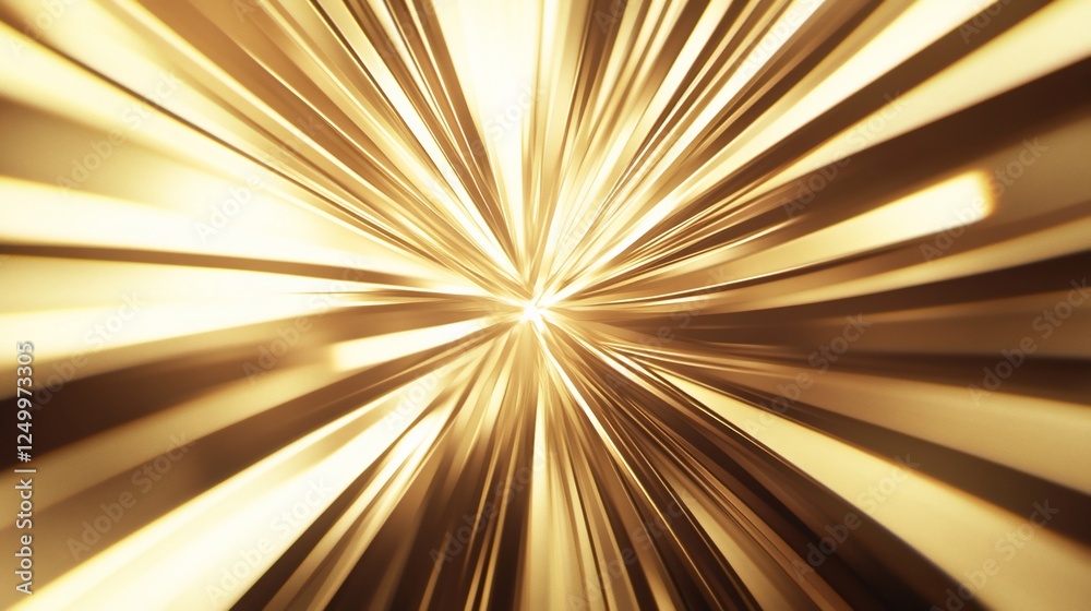 Obraz premium Golden Radiance: Abstract Burst of Light and Energy