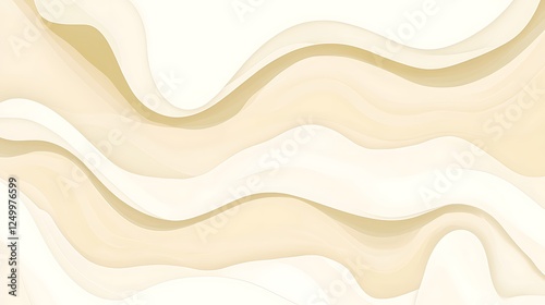 Creamy waves abstract background photo