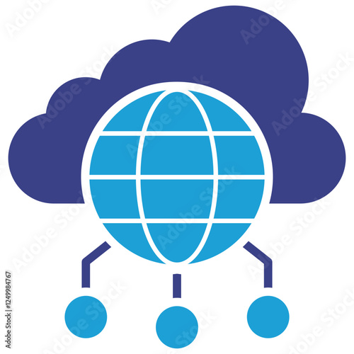 Cloud Networking Icon
