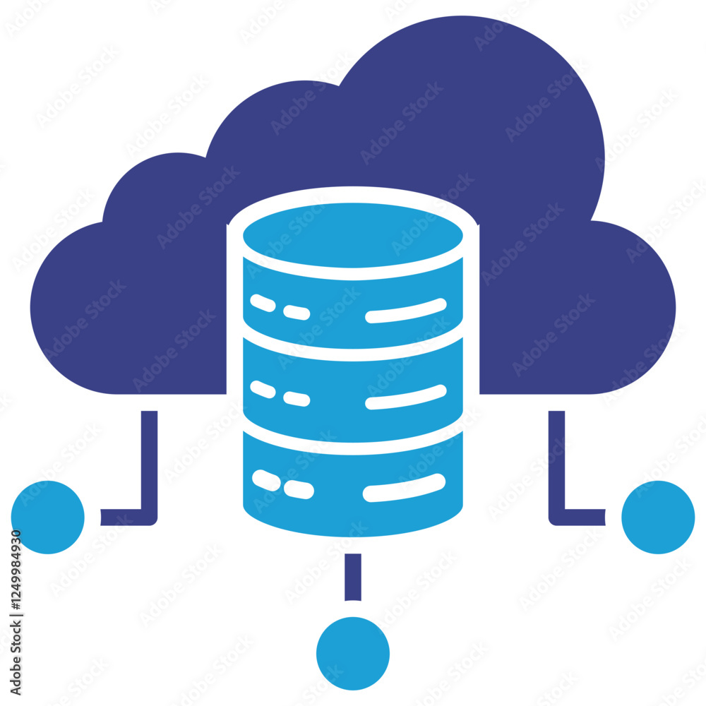 Cloud Data Icon Cloud Data Icon