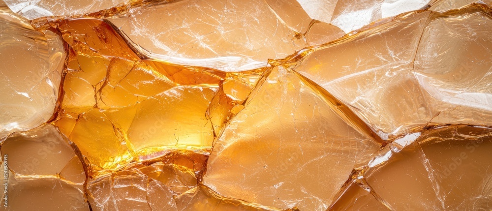 Abstract amber background with cracked texture. Abstract amber background with cracked texture.