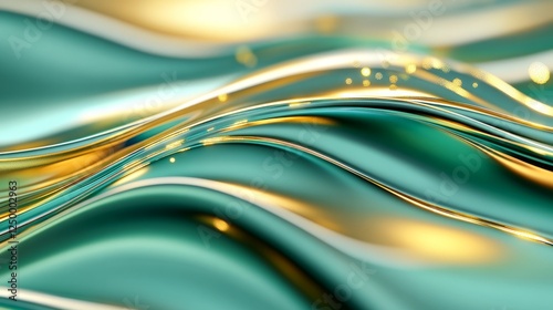 Emerald green background