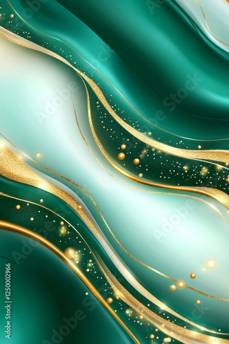 Emerald green background