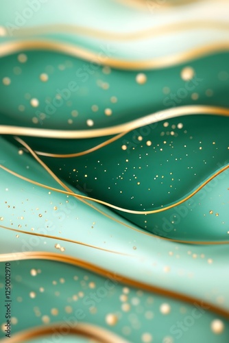 Emerald green background